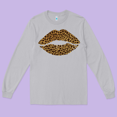 Leopard Lips Long Sleeve Tee Designed By Bettercallsaul
