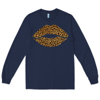 Navy leopard lips Long Sleeve Tee - Bettercallsaul