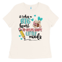 Bone it takes a big hearts to helps shape little minds Ladies Tee - MaliasSmallBusiness
