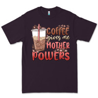 Plum coffee gives me mother powers Premium Tee - MaliasSmallBusiness