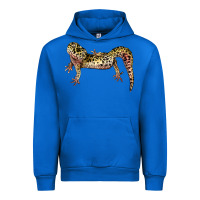 Cobalt Gecko Lizard Illustrations Urban Hoodie - LillyAllenDesigns