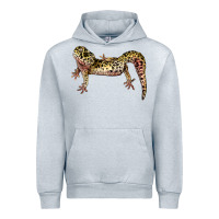 Heather Grey Gecko Lizard Illustrations Urban Hoodie - LillyAllenDesigns