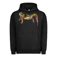 Pigment Black Gecko Lizard Illustrations Urban Hoodie - LillyAllenDesigns