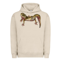 Pigment French Oak Gecko Lizard Illustrations Urban Hoodie - LillyAllenDesigns