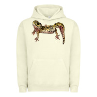 Pigment Pistachio Gecko Lizard Illustrations Urban Hoodie - LillyAllenDesigns