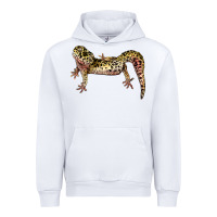 White Gecko Lizard Illustrations Urban Hoodie - LillyAllenDesigns