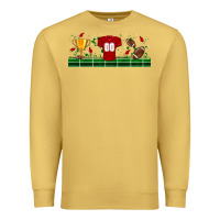 Antique Gold trophy cup american football uniform libbey glass Premium Sweatshirt - BundleAndBundleShop