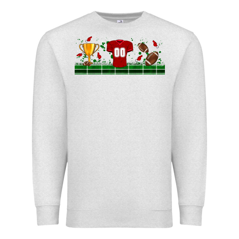 Trophy Cup American Football Uniform Libbey Glass Premium Sweatshirt by BundleAndBundleShop | Teevron