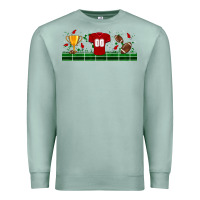 Seafoam trophy cup american football uniform libbey glass Premium Sweatshirt - BundleAndBundleShop