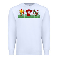 White trophy cup american football uniform libbey glass Premium Sweatshirt - BundleAndBundleShop