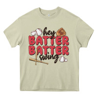 Mossy hey batter batter swing Heavy Core Tee - MaliasSmallBusiness