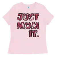 Bubblegum Pink just mom it pink Ladies Tee - Jasminsmagicworld