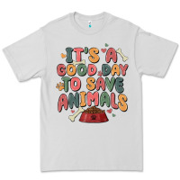 Dove Grey it's a good day to save animals Premium Tee - MaliasSmallBusiness