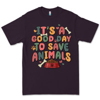 Plum it's a good day to save animals Premium Tee - MaliasSmallBusiness