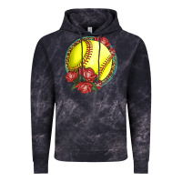 Cloud Black Western Softball With Roses Vintage Hoodie - LillyAllenDesigns