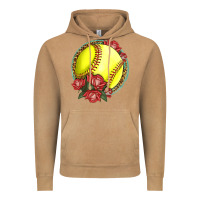 Vintage Camel Western Softball With Roses Vintage Hoodie - LillyAllenDesigns
