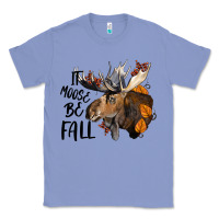 Colony Blue It Moose Be Fall Classic Tee - LillyAllenDesigns