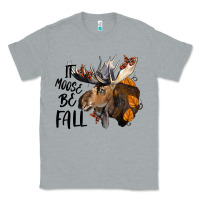 Heather Grey It Moose Be Fall Classic Tee - LillyAllenDesigns