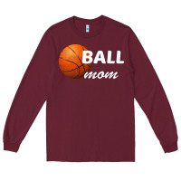 Burgundy Ball Mom Long Sleeve Tee - Bettercallsaul