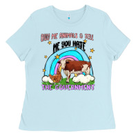 Baby Blue buy me animals Ladies Tee - MaliasSmallBusiness