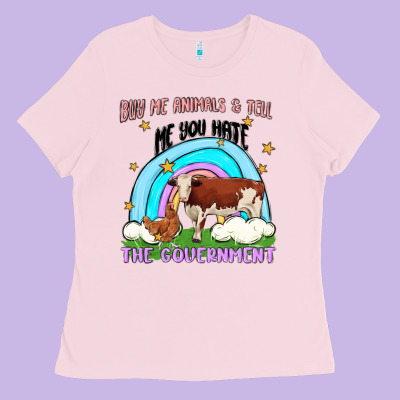 Buy Me Animals Ladies Tee Designed By Maliassmallbusiness