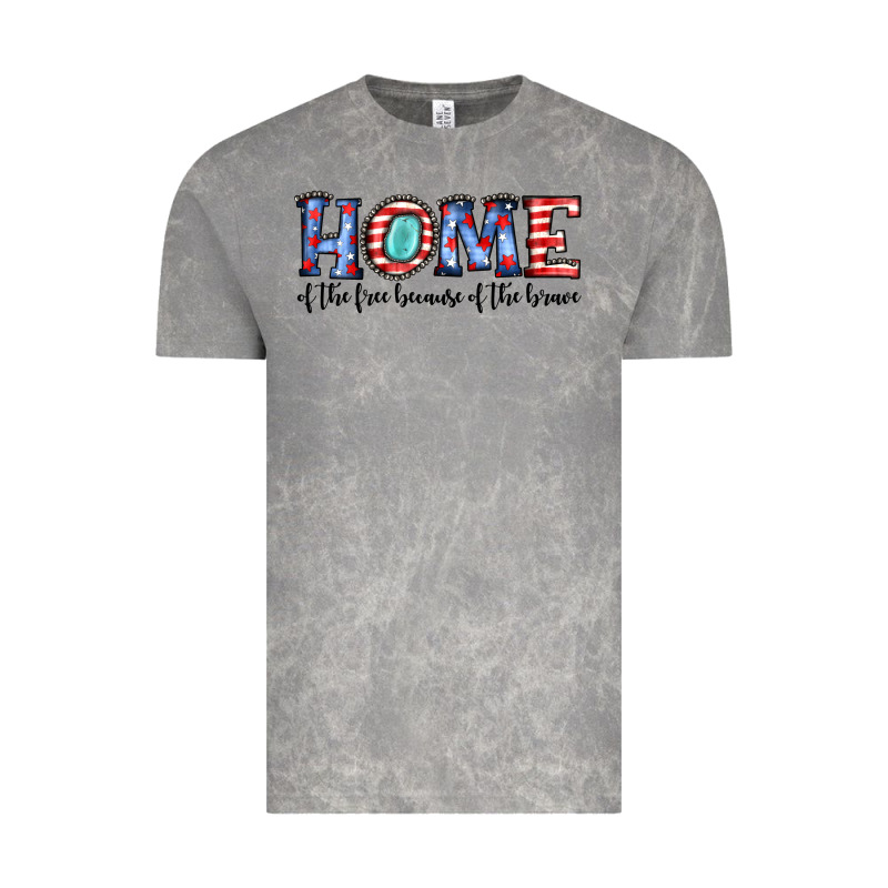 Home Of The Because Of The Brave Vintage Tee by JahusDesignShop | Teevron