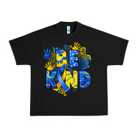 Black down syndrome be kind Urban Heavy Tee - Artiststas