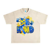 Sandshell down syndrome be kind Urban Heavy Tee - Artiststas