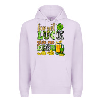 Lilac St. Patrick's Forget luck give me beer Premium Hoodie - OliviaCreatesArt