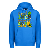 True Royal St. Patrick's Forget luck give me beer Premium Hoodie - OliviaCreatesArt