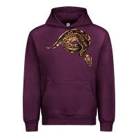 Mauve Wine Royal Ball Python Illustrations Urban Hoodie - LillyAllenDesigns