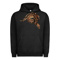 Pigment Black Royal Ball Python Illustrations Urban Hoodie - LillyAllenDesigns