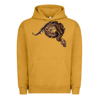 Pigment Peanut Butter Royal Ball Python Illustrations Urban Hoodie - LillyAllenDesigns
