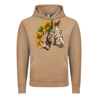 Appaloosa Horse With Sunflowers Vintage Hoodie | Teevron