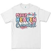 White make heaven crowded Premium Tee - MaliasSmallBusiness