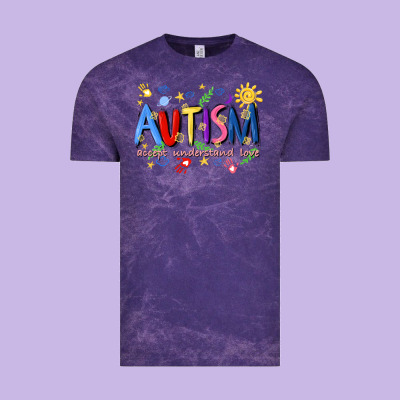 Autism Accept Understand Love Vintage Tee Designed By Artiststas