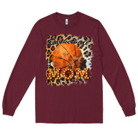 Burgundy basketball mom Long Sleeve Tee - Bettercallsaul