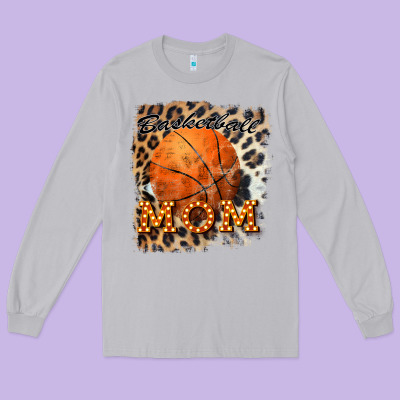 Basketball Mom Long Sleeve Tee Designed By Bettercallsaul