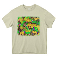 Mossy mardi gras fleur de lis and leopard background Heavy Core Tee - AdoDesignShop