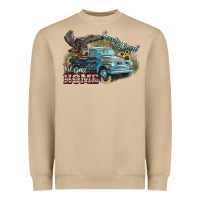 Mushroom Truck USA country road take me home 4th of july Heavyweight Sweatshirt - HowdyJamesFarm