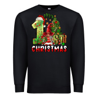 Black first christmas Premium Sweatshirt - FaDigitalArtStudio