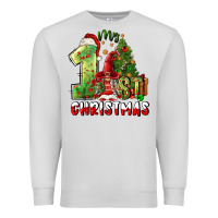 Dove Grey first christmas Premium Sweatshirt - FaDigitalArtStudio