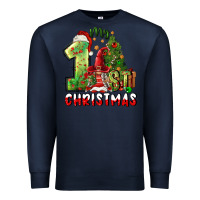 Navy first christmas Premium Sweatshirt - FaDigitalArtStudio