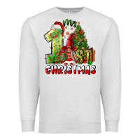 Oatmeal Heather first christmas Premium Sweatshirt - FaDigitalArtStudio