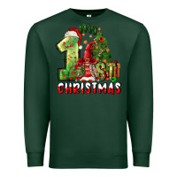 Sports Green first christmas Premium Sweatshirt - FaDigitalArtStudio
