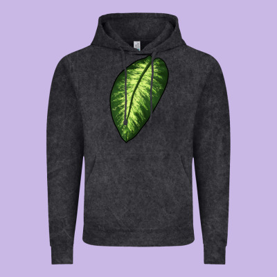 Dumb Cane Leaf Vintage Hoodie Designed By Lillyallendesigns