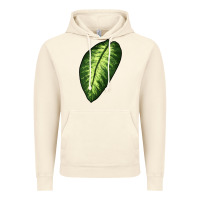 Vintage Artic Dumb Cane Leaf Vintage Hoodie - LillyAllenDesigns