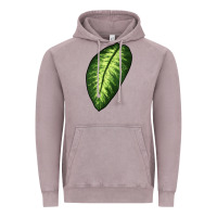 Vintage Zinc Dumb Cane Leaf Vintage Hoodie - LillyAllenDesigns