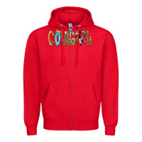 Red Cowgirl Min Zipper Hoodie - CowCowDesign