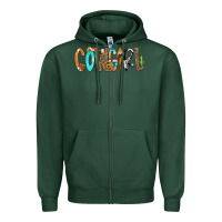 Sports Green Cowgirl Min Zipper Hoodie - CowCowDesign